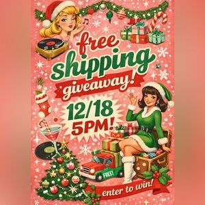 FREE shipping giveaway!✨